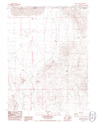 preview thumbnail of historical topo map of Washoe County, NV in 1986