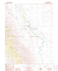 Download a high-resolution, GPS-compatible USGS topo map for Schurz, NV (1988 edition)