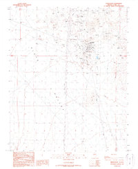 Download a high-resolution, GPS-compatible USGS topo map for Searchlight, NV (1990 edition)