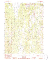 Download a high-resolution, GPS-compatible USGS topo map for Segura Ranch, NV (1990 edition)