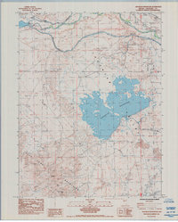 Download a high-resolution, GPS-compatible USGS topo map for Sheckler Reservoir, NV (1985 edition)