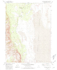 Download a high-resolution, GPS-compatible USGS topo map for Sheepshead Spring, NV (1981 edition)