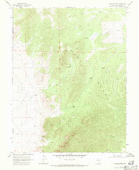 Download a high-resolution, GPS-compatible USGS topo map for Shingle Pass, NV (1971 edition)