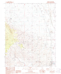 Download a high-resolution, GPS-compatible USGS topo map for Silver Peak, NV (1987 edition)