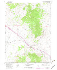 Download a high-resolution, GPS-compatible USGS topo map for Silver Zone Pass, NV (1983 edition)