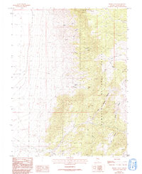 Download a high-resolution, GPS-compatible USGS topo map for Sixmile Canyon, NV (1993 edition)