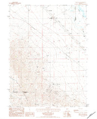Download a high-resolution, GPS-compatible USGS topo map for Snow Gulch, NV (1984 edition)