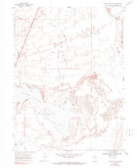 Download a high-resolution, GPS-compatible USGS topo map for Snow Water Lake, NV (1990 edition)