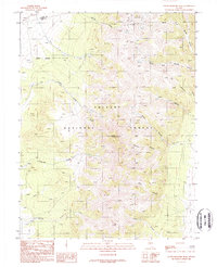 Download a high-resolution, GPS-compatible USGS topo map for South Shoshone Peak, NV (1988 edition)