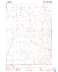 Download a high-resolution, GPS-compatible USGS topo map for South of McDermitt, NV (1991 edition)