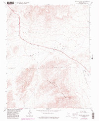 Download a high-resolution, GPS-compatible USGS topo map for Specter Range NW, NV (1984 edition)