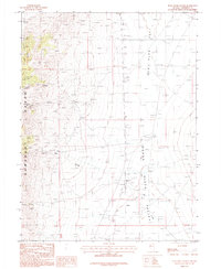 preview thumbnail of historical topo map of Pershing County, NV in 1987