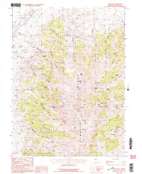 Download a high-resolution, GPS-compatible USGS topo map for Star Peak, NV (1987 edition)