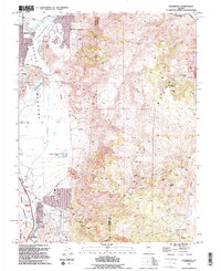 Download a high-resolution, GPS-compatible USGS topo map for Steamboat, NV (1994 edition)