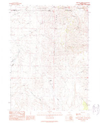 preview thumbnail of historical topo map of Elko County, NV in 1989