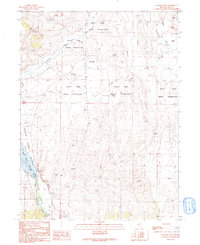 preview thumbnail of historical topo map of Elko County, NV in 1990
