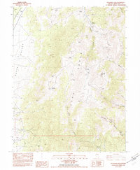 Download a high-resolution, GPS-compatible USGS topo map for Telegraph Peak, NV (1982 edition)
