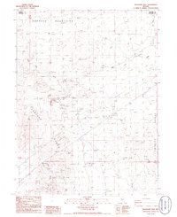 Download a high-resolution, GPS-compatible USGS topo map for Telephone Well, NV (1986 edition)