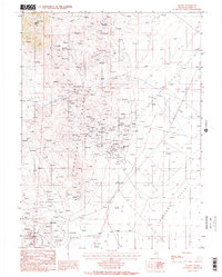 Download a high-resolution, GPS-compatible USGS topo map for Tenabo, NV (1986 edition)