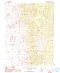 Download a high-resolution, GPS-compatible USGS topo map for Third Butte East, NV (1993 edition)