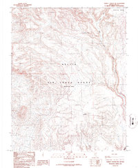 Download a high-resolution, GPS-compatible USGS topo map for Thirsty Canyon NW, NV (1986 edition)