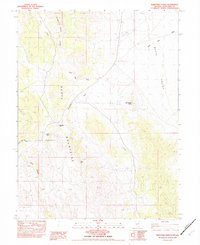 Download a high-resolution, GPS-compatible USGS topo map for Thirtymile Ranch, NV (1982 edition)