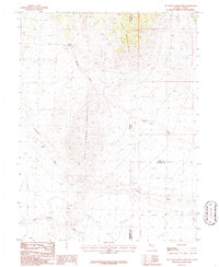 Download a high-resolution, GPS-compatible USGS topo map for Tin Springs Mountain, NV (1986 edition)