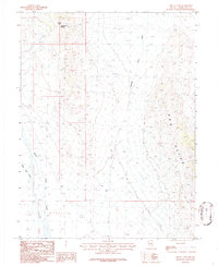 Download a high-resolution, GPS-compatible USGS topo map for Tippett Pass, NV (1986 edition)