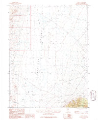 Download a high-resolution, GPS-compatible USGS topo map for Tippett, NV (1986 edition)