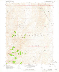 Download a high-resolution, GPS-compatible USGS topo map for Tohakum Peak NW, NV (1965 edition)
