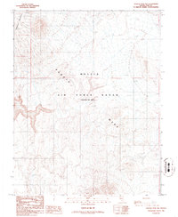 Download a high-resolution, GPS-compatible USGS topo map for Tolicha Peak NW, NV (1986 edition)