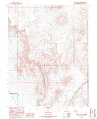 Download a high-resolution, GPS-compatible USGS topo map for Tolicha Peak SW, NV (1986 edition)