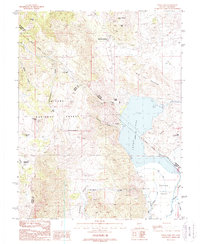 Download a high-resolution, GPS-compatible USGS topo map for Topaz Lake, NV (1989 edition)