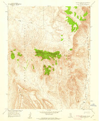 Download a high-resolution, GPS-compatible USGS topo map for Topopah Spring NW, NV (1962 edition)
