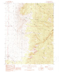 preview thumbnail of historical topo map of Nye County, NV in 1990