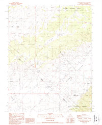 Download a high-resolution, GPS-compatible USGS topo map for Truman Meadows, NV (1987 edition)