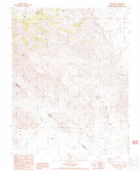 Download a high-resolution, GPS-compatible USGS topo map for Tule Canyon, NV (1987 edition)