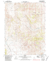 Download a high-resolution, GPS-compatible USGS topo map for Tule Peak, NV (1984 edition)