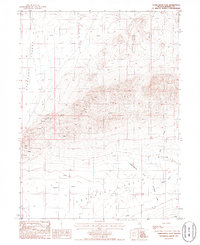 Download a high-resolution, GPS-compatible USGS topo map for Tumbleweed Flat, NV (1986 edition)