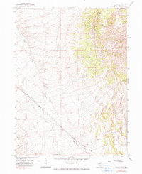 Download a high-resolution, GPS-compatible USGS topo map for Valley Pass, NV (1990 edition)