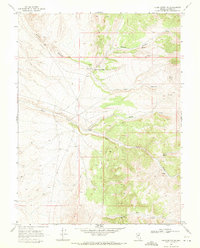 Download a high-resolution, GPS-compatible USGS topo map for Vigus Butte NE, NV (1971 edition)