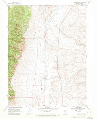 Download a high-resolution, GPS-compatible USGS topo map for Vigus Butte NW, NV (1971 edition)