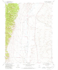 Download a high-resolution, GPS-compatible USGS topo map for Vigus Butte NW, NV (1980 edition)