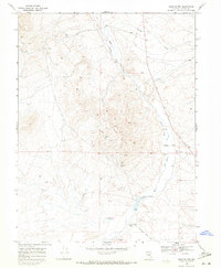 Download a high-resolution, GPS-compatible USGS topo map for Vigus Butte, NV (1971 edition)