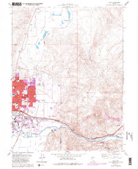 Download a high-resolution, GPS-compatible USGS topo map for Vista, NV (1983 edition)