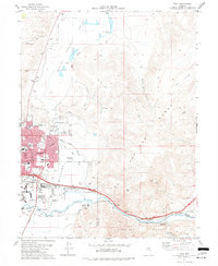 preview thumbnail of historical topo map of Washoe County, NV in 1975