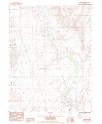 Download a high-resolution, GPS-compatible USGS topo map for Wadsworth, NV (1985 edition)