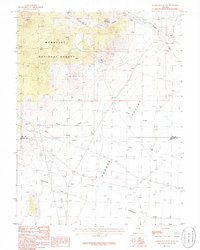 preview thumbnail of historical topo map of Wadsworth, NV in 1985