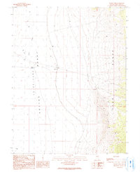 Download a high-resolution, GPS-compatible USGS topo map for Waldy Pond, NV (1991 edition)