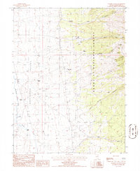 Download a high-resolution, GPS-compatible USGS topo map for Walker Canyon, NV (1986 edition)